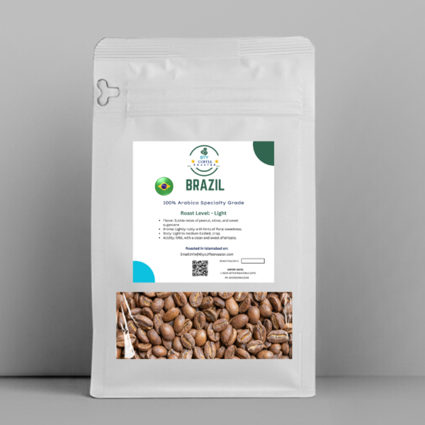 Brazil Light Roast Coffee Beans - 1kg Pack