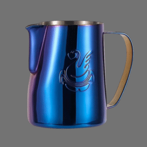 Gibbi Stainless Steel Milk Frothing Pitcher –  – Perfect for Latte, Cappuccino & Coffee Art
